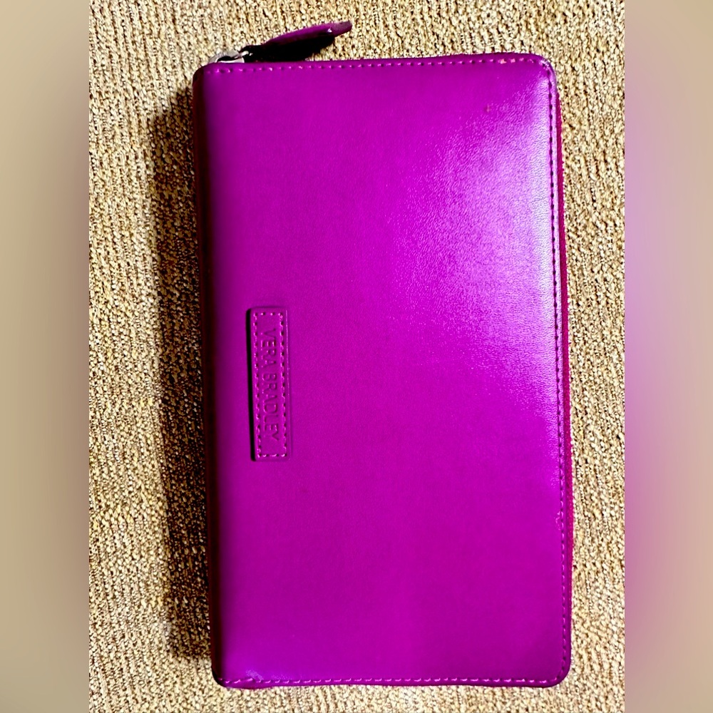 Leather Vera Bradley wallet